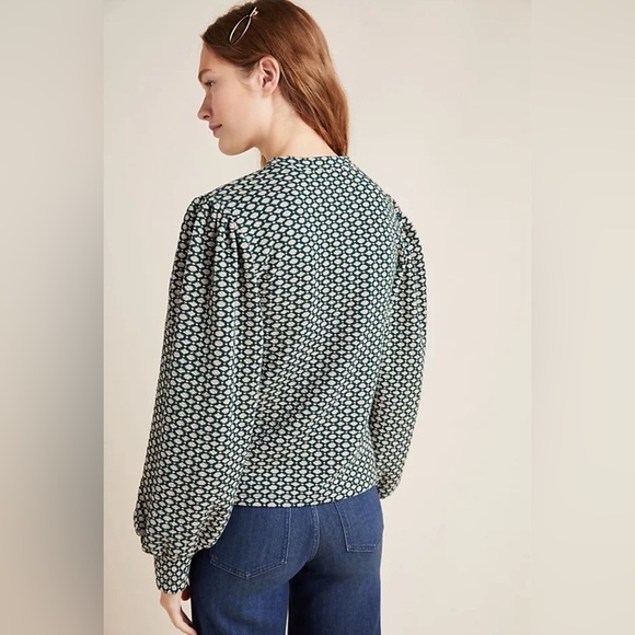 Maeve Shannon Balloon Sleeve Top - Picture 2 of 7